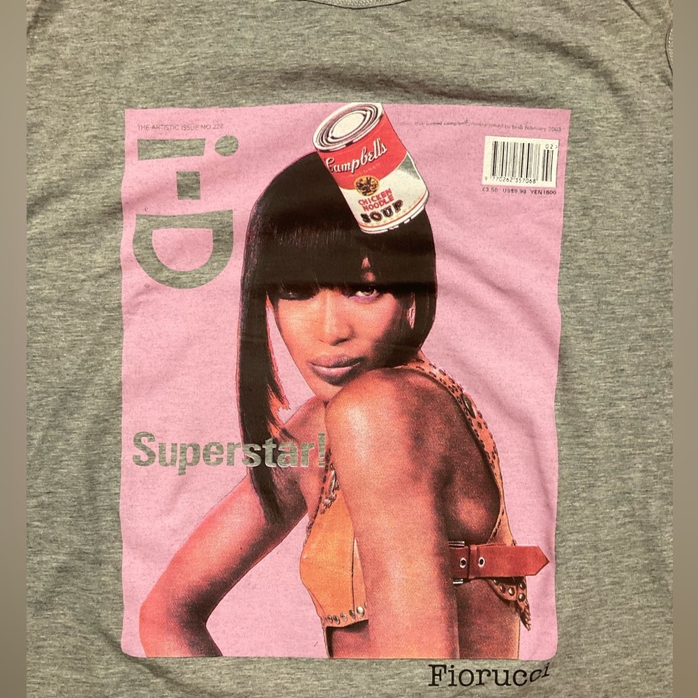 Fiorucci Naomi Cambell Collab Graphic Tee - Picture 4 of 7